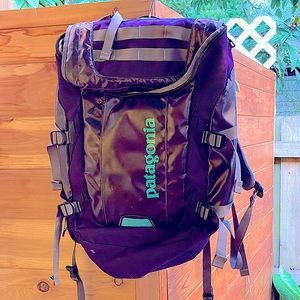 Patagonia 32L waterproof backpack purple